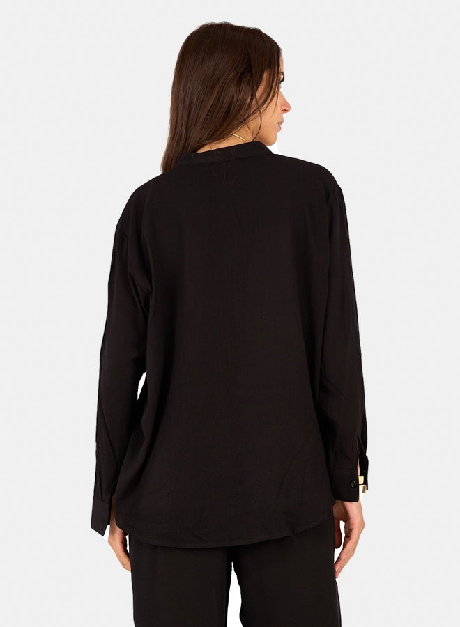 Clue Lightweight Tencel Shirt - Image 3