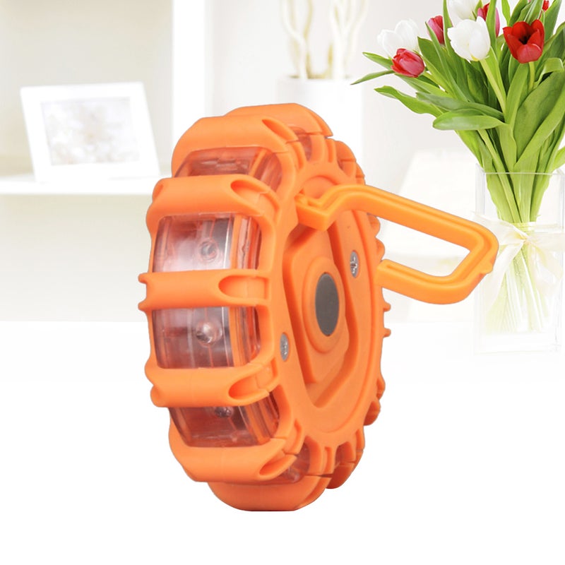 Shockproof Road Flashing Warning Light Roadside Safety Light Disc (Yellow) - Image 5
