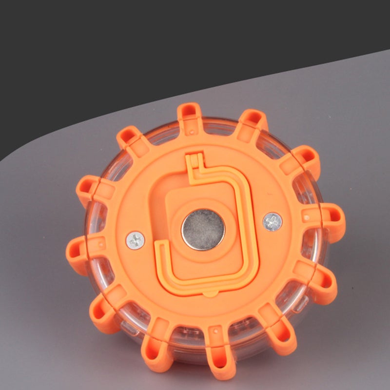 Shockproof Road Flashing Warning Light Roadside Safety Light Disc (Yellow) - Image 3