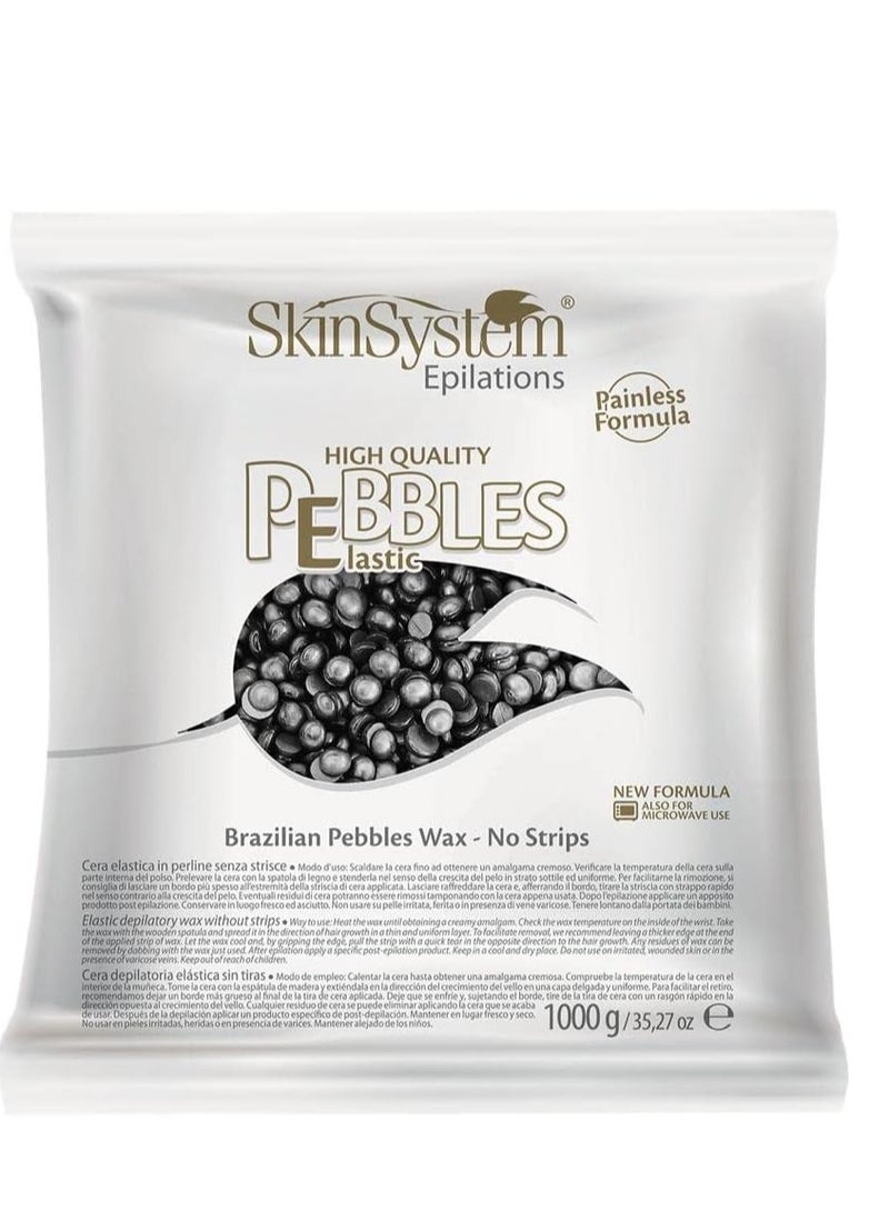Skin System Hair Removal Black Wax Beans 1000g