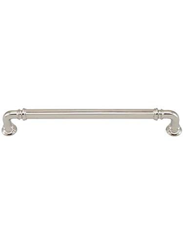 Top Knobs TK324PN Chareau Collection 7" Reeded Pull, Polished Nickel - Image 4