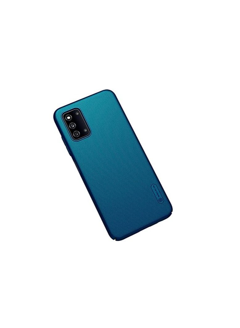 Nillkin Super Frosted Shield Samsung Galaxy F52 5G-Peacock Blue - Image 3