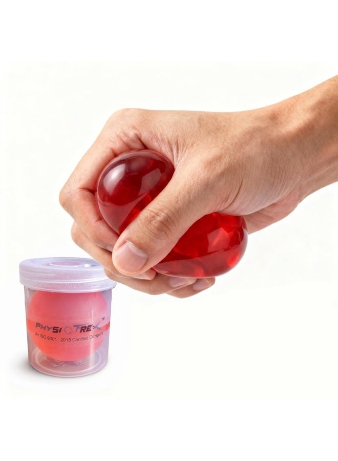 PHYSIOTREX- Gel Exercise Ball | finger exercise equipment | finger exerciser - Hand Therapy | Physio Gel Ball |finger exerciser physiotherapy | stress relief ball - Image 1