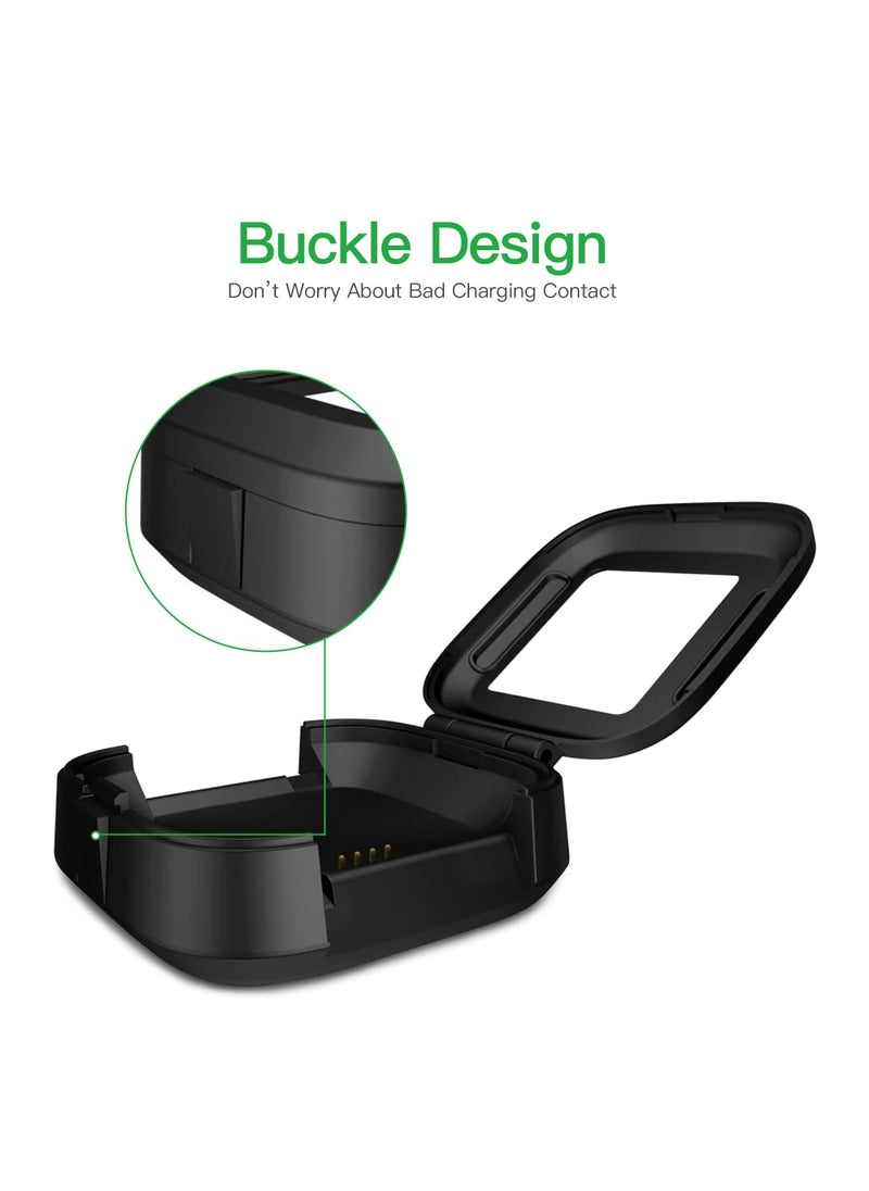SYOSI - Compatible with Fitbit Versa 2 Charger, Upgraded Easy USB Charger for Replacement Dock Stand Cable for Versa 2 Smart Watch, 3Ft Sturdy Power Cord (ONLY for Versa 2) - Image 1