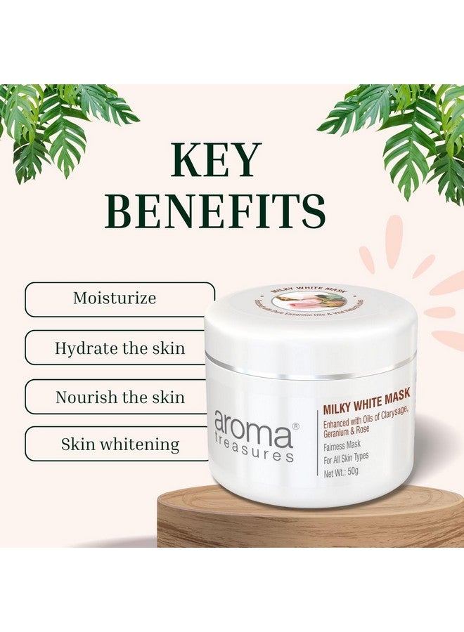 Aroma Treasures Milky White Mask Pack of 2 (50g X 2) - Image 4