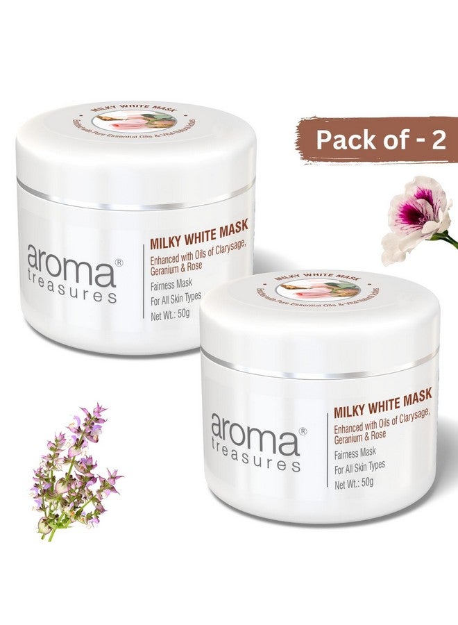 Aroma Treasures Milky White Mask Pack of 2 (50g X 2) - Image 2