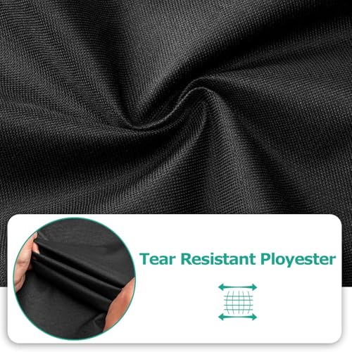 SunPatio 2 Burner Gas Grill Cover 32 inch, Heavy Duty Waterproof Small BBQ Grilling Cover, Compatible for Weber Char-Broil Nexgrill and More Grills with Collapsed Side Tables, All Weather Protection - Image 5