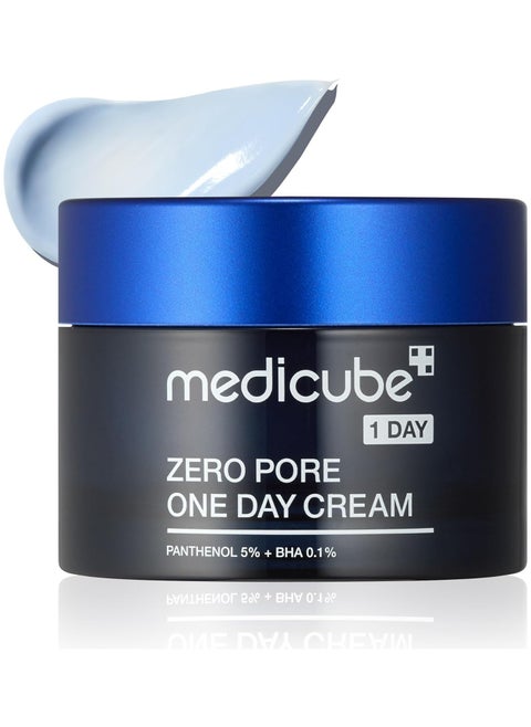 Zero Pore One-Day Cream 1.69 fl.oz - Visibly Smaller Pores, Controls Excess Oil - Pore Refining Cream with Panthenol, Salicylic Acid, and Niacinamide - Korean Skincare
