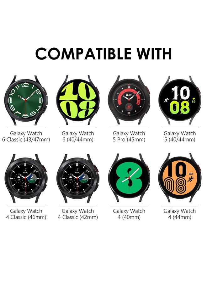 NewWays Compatible for SAMSUNG Galaxy Watch 7 6 Classic 6 5 4 Band 40mm 44mm 42mm 46mm, 20mm Stunning Diamonds Bracelet with Quick Release Pin for Galaxy Active 2, Gold - Image 2