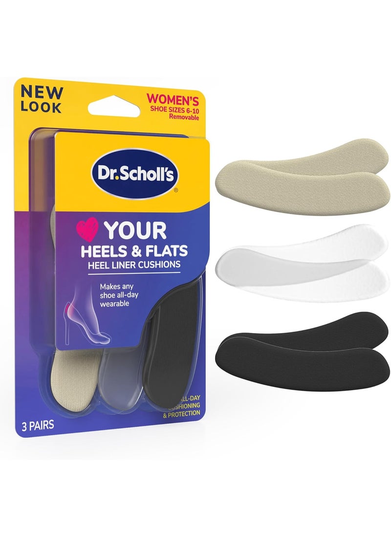 Dr. Scholl's Shoes تساعد بطانات الكعب الإسفنجية على منع احتكاك الحذاء غير المريح عند الكعب  - Image 1