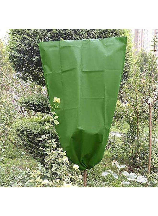 ماركة غير محددة حقيبة/بطانية/جاكيت لحماية النباتات من الصقيع ، تغطي النباتات الشجيرات والأشجار من التلف ، تحمي من الطقس السيئ والآفات لتمديد الموسم ، 60gsm ، عبوة من 2  - Image 3