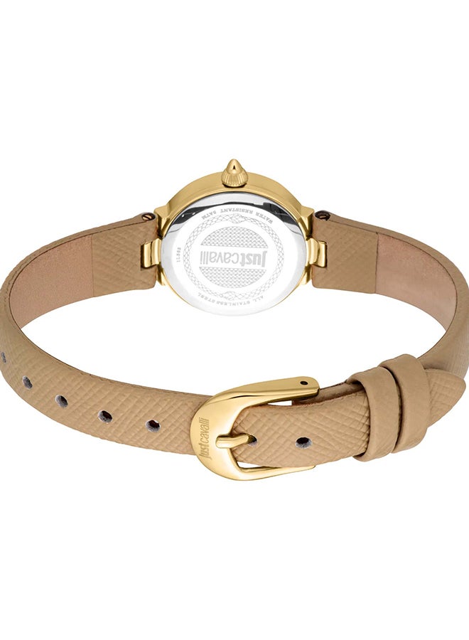 Just Cavalli جست كافالي ليدي سيرينيتا ميني JC1L362L0025 - ساعة كوارتز جلدية أنثوية ذات عقارب 2 - Image 3