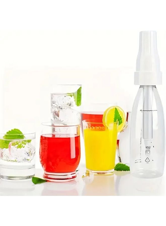 Portable Soda Maker Machine Dual Gas System Manual Carbonated Beverage Dispenser Airless Bomb - Image 2