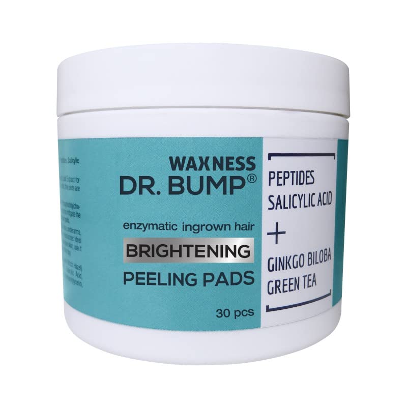 Waxness Dr Bump Enzymatic Ingrown Hair Pads 2 Steps  Peeling  Brightening 30 pcs
