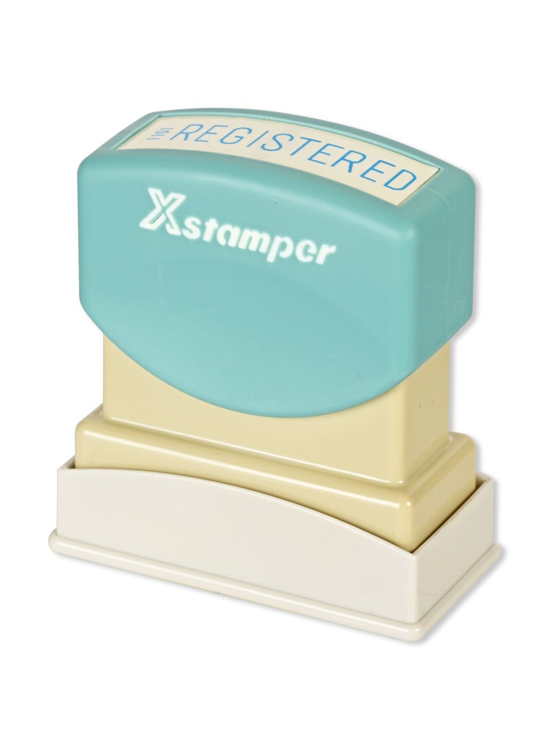 Xstamper Artline X-Stamper "REGISTERED" for Office Business Supplies, Ink Blue - ARXTCXC1101-1PC - Image 2