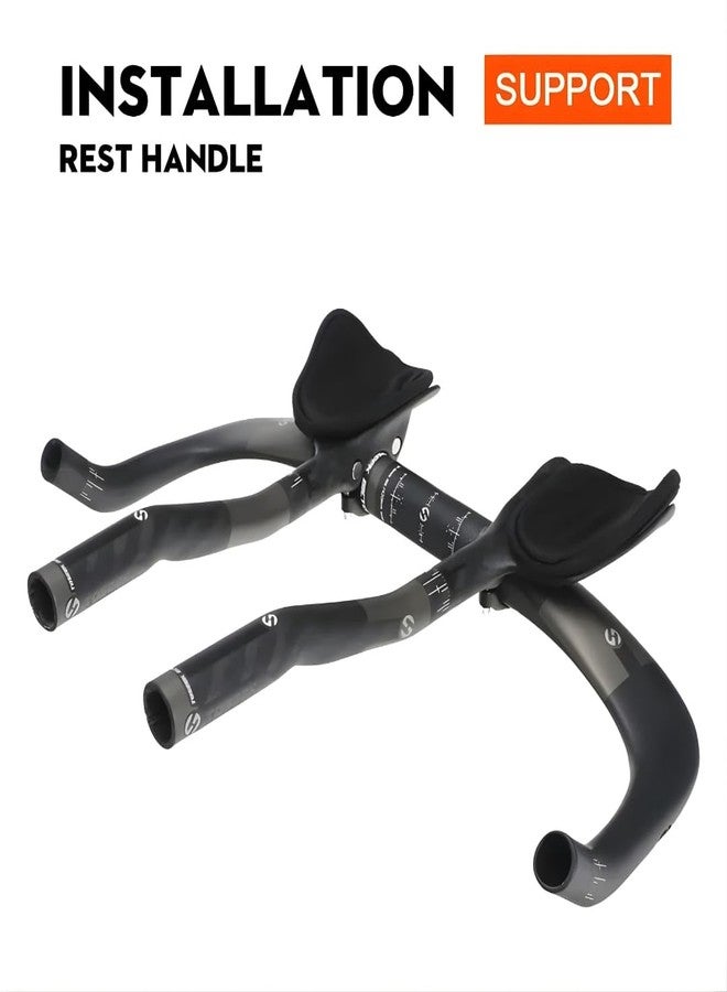 FCCRACING Toseek TT10 Full Carbon TT Handlebar Superlight Strong Lightweight for Triathlon Bike & Time Trial Road Bike | Handlebar for Bicycle (400MM) - Image 5