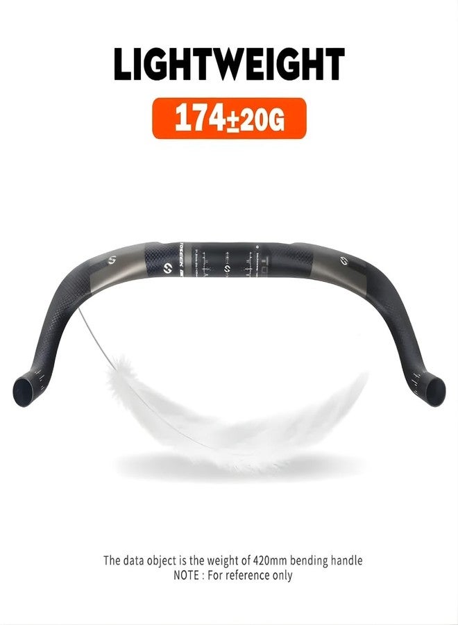 FCCRACING Toseek TT10 Full Carbon TT Handlebar Superlight Strong Lightweight for Triathlon Bike & Time Trial Road Bike | Handlebar for Bicycle (400MM) - Image 2