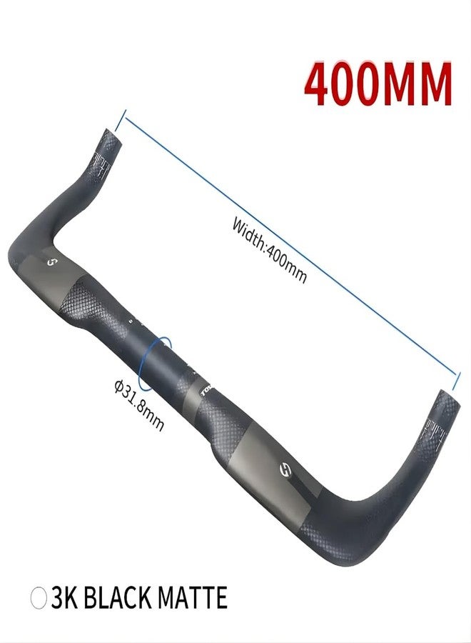 FCCRACING Toseek TT10 Full Carbon TT Handlebar Superlight Strong Lightweight for Triathlon Bike & Time Trial Road Bike | Handlebar for Bicycle (400MM) - Image 3