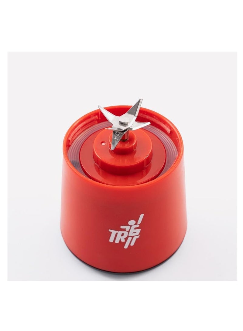TR6 خلاط TR6 Blendmate Eco المحمول للعصائر والمشروبات المخفوقة - سعة 380 مل، قابل لإعادة الشحن | صغير الحجم | محمول (أحمر)  - Image 5