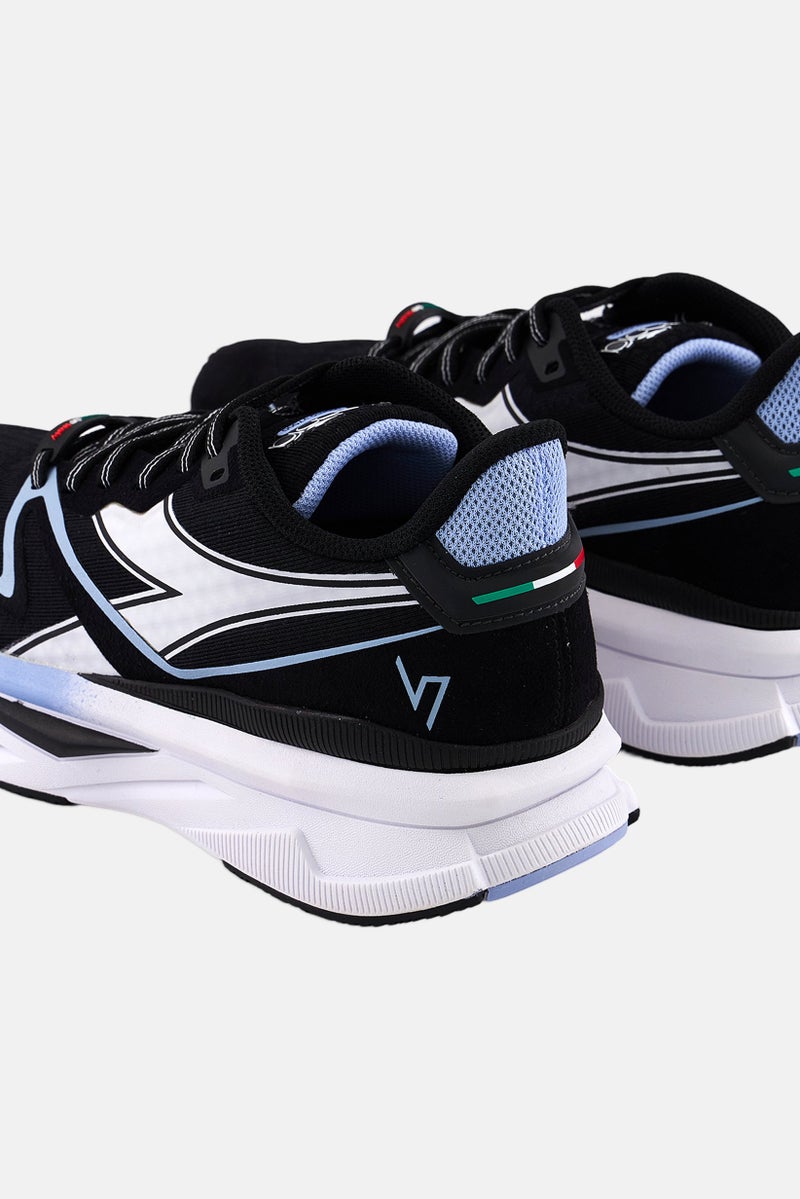 DIADORA أحذية تدريب نسائية أتمو V7000 مزودة بأربطة، سوداء - Image 4