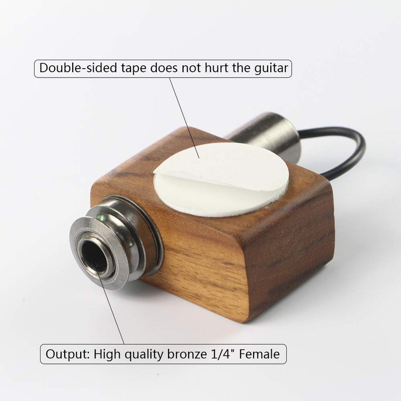 Adeline Mandolin acoustic guitar pickup soundhole very convenient for Acoustic Classical Guitar Ukulele Violin Cello Mandolin Banjo etc,Suitable for performance useï¼ŒThe sound clear,warm and crisp. - Image 4