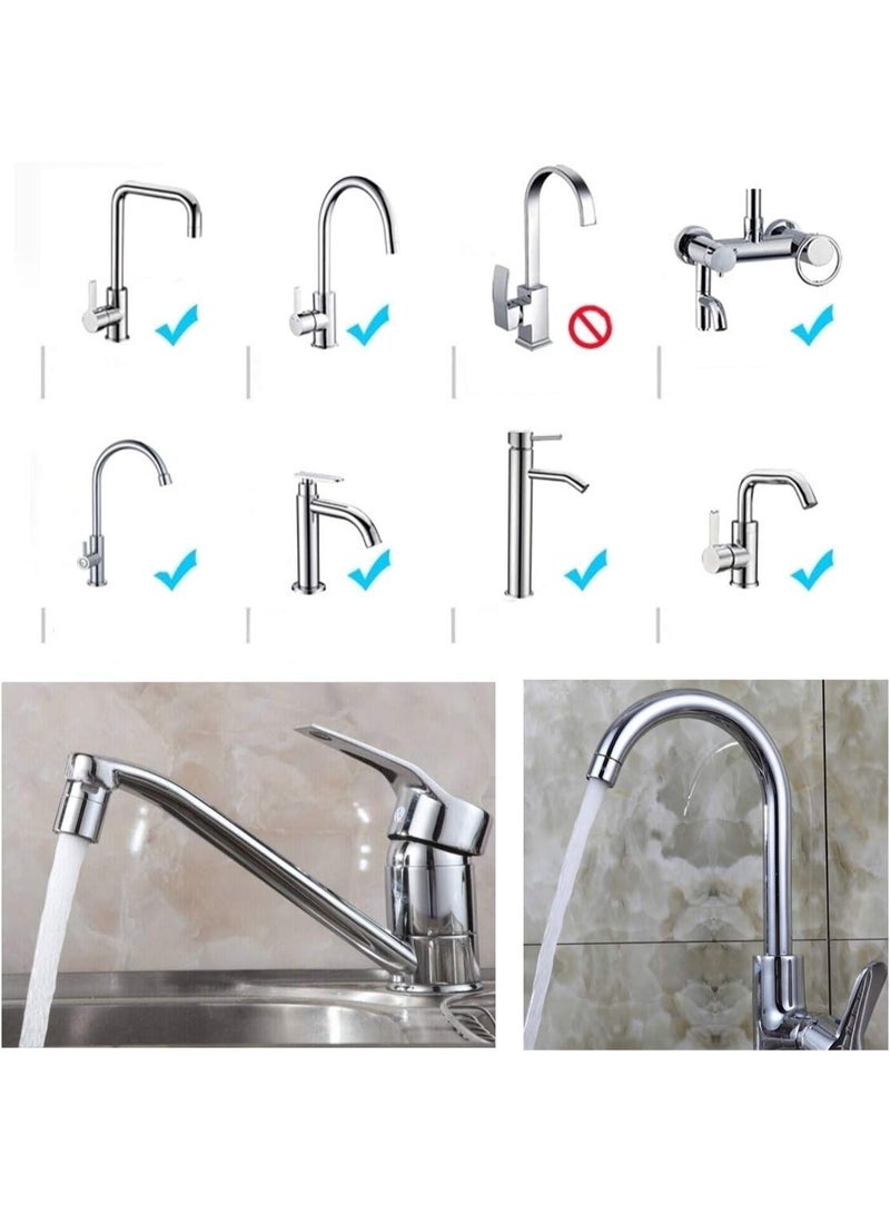 M24 Male Tap Aerator Set of 20 – Water Saving Faucet Aerators with ABS Filter Insert, Brass/Plastic Body, Chrome Finish – Replacement Nozzle for Kitchen & Bathroom Sink - Image 2