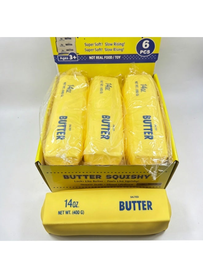 Slow Rising Dumpling Squishy Butter Squeeze Toy Sensory Stress Relief Squishies Soft & Stretchy Fidget Toys for Anxiety Relief Party Favors 1Pcs(Dumpling Squishy Butter) - Image 2