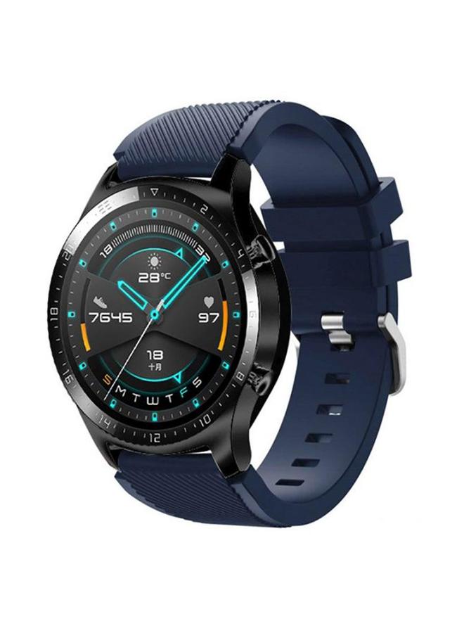 Replacement Band For Huawei Watch GT 2/Honor MagicWatch 2 46mm Dark Blue  - Image 2