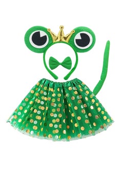 Frog Costume Set, Frog Costume Tutu Set Animal Fancy Dress, Tutu Animal Costume for Kids Girls Animal Fancy Dress Up Cosplay Children Birthday Carnival Halloween