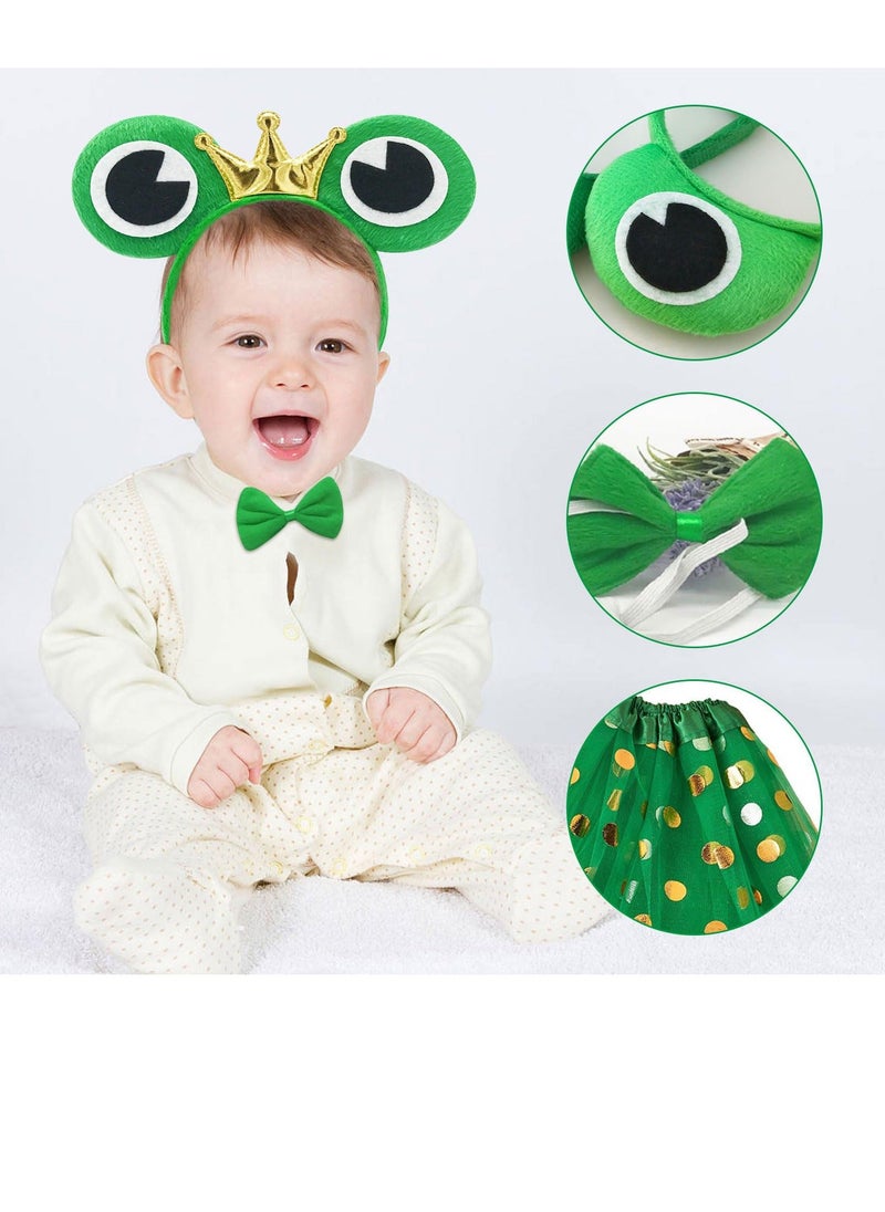 Generic - Frog Costume Set, Frog Costume Tutu Set Animal Fancy Dress, Tutu Animal Costume for Kids Girls Animal Fancy Dress Up Cosplay Children Birthday Carnival Halloween - Image 1