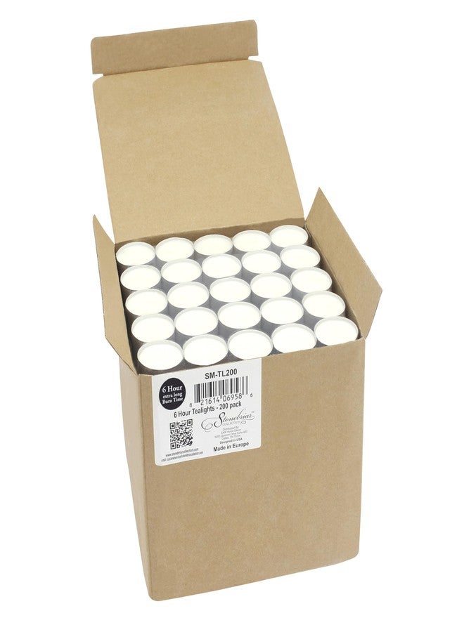Stonebriar 6 to 7 Hour Burn Time Tealight Candles (200 Bulk Pack) - Image 2