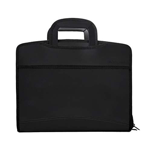 Greenery Business Portfolio Padfolio Briefcase for Laptop Document Receipt Note Storage Organizer Large Foldable Expandable File Folder Project Tablet A4 Paper Carrying Case Holder With Handles - Image 5