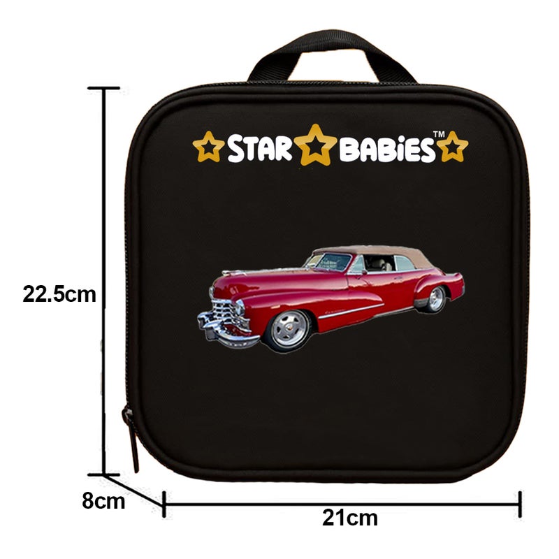 Star Babies - Bento Lunch Box With 4 Compartments & Lunch Bag - Retro Car - Image 3