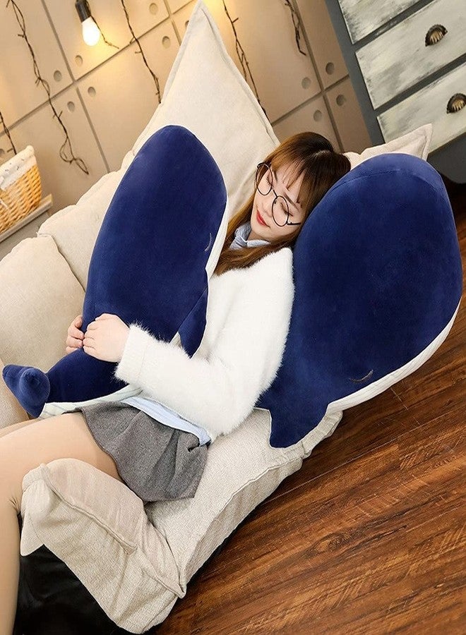 MUPI Whale Stuffed Animals Plush Pillow 4 Size Cute Soft Cotton Plushies Pillows Kawaii Blue Whale Toy Gifts for Kids Boys Girls Adults (Blue, 10 Inch) - Image 5