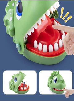 Generic Dinosaur Teeth Toy - Fun Finger Biting Mouth Toy with Interactive Teeth for Kids and Adults (Green)  - Image 2