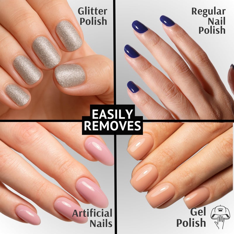 Pronto 100% Acetone Gel Nail Polish Remover - Polish Remover for Nails | Acetone Nail Polish Remover & Acrylic Nail Remover for Removal of Glue & Dip | Acrylic Nail Remover, 8 Fl oz 2 pack - Image 3