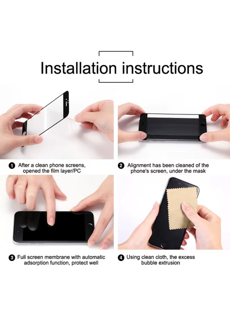 حماية شاشة لهاتف Xiaomi POCO C75 – زجاج مقسى من الحافة إلى الحافة، شفافية عالية، لمسة دقيقة، مضاد للانفجار، حواف سلسة، تركيب سهل - Image 5