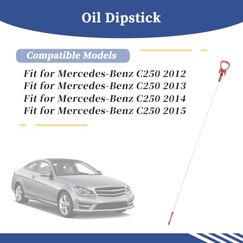 Getfarway Oil Dipstick 2710108001 271010800164 Compatible with Mercedes-Benz C250 2012 2013 2014 2015 - Image 2