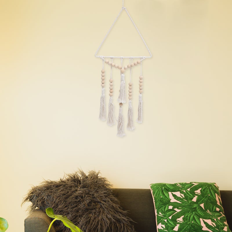 Macrame Woven Wall Hanging Modern Bohemian Tapestry Decor House Apartment Dorm Decoration - Image 3