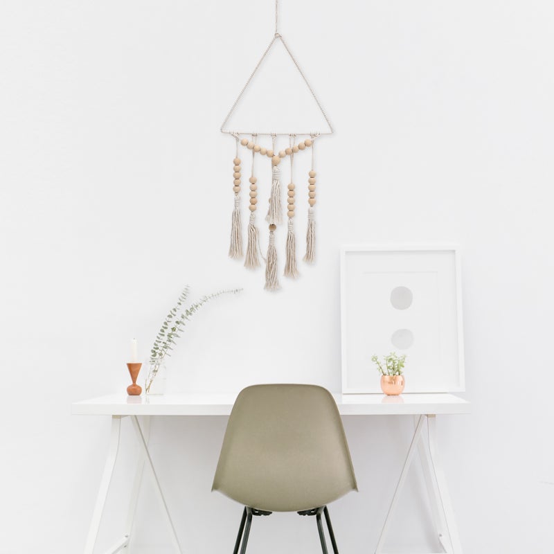 Macrame Woven Wall Hanging Modern Bohemian Tapestry Decor House Apartment Dorm Decoration - Image 4