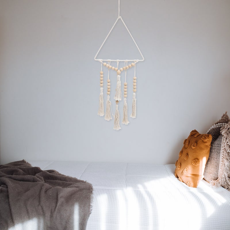 Macrame Woven Wall Hanging Modern Bohemian Tapestry Decor House Apartment Dorm Decoration - Image 5