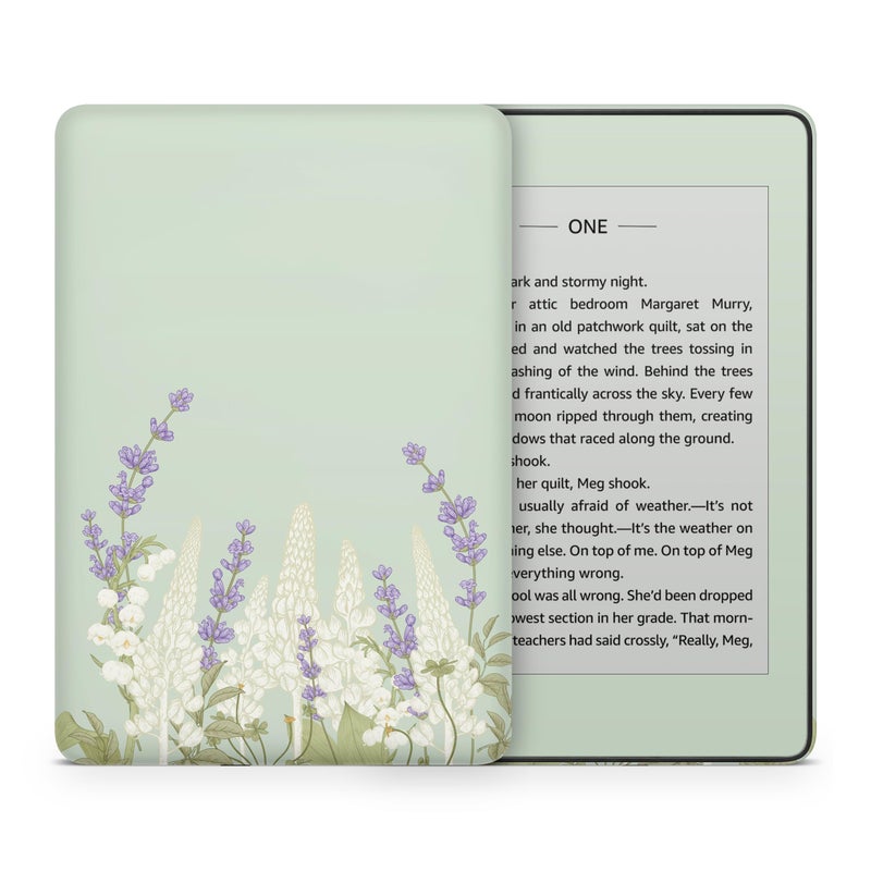 Tacky Design Cherry Blossom Skin for Kindle Decal, Lavender Skin for Paperwhite, Premium Vinyl 3M for Sticker Full Wrap Decal (Paperwhite (12th Gen, 2024)) - Image 4