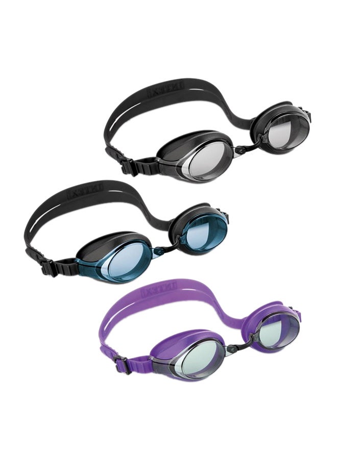 INTEX 1 - Piece Silicone Sport Racing Goggles Assorted - Image 1