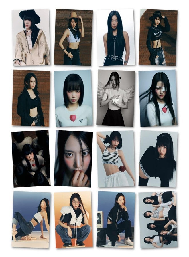 Lee Serafirm Photocards Pack of 16 (8 x 11 cm) | Lee Serafirm All Members Photocard Set | K-Pop Photocards | Aesthetic Wall Prints | for K-Pop Fans | K-Pop Merch (Pack of 16) - Image 5
