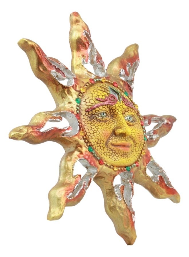 Ebros Gift Ebros Beautiful Filigree Mosaic Celestial Solar Radiant Surya Belenos Sun God Wall Decor Figurine Colorful Home Decor Plaque Celestial Star Suns Face Wall Plaque - Image 4