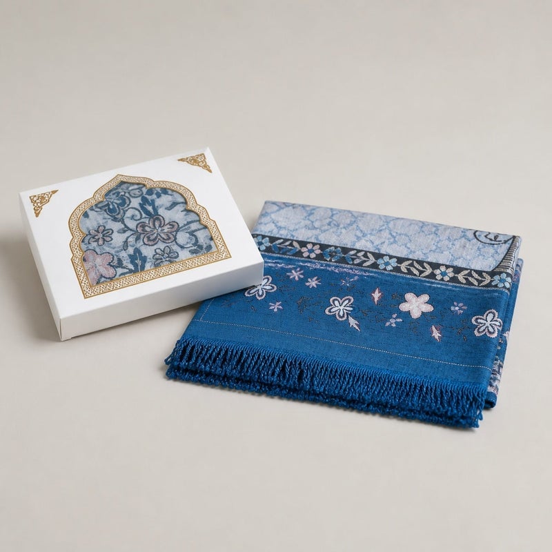 Foldable Travel Prayer Mat, 70 x 110 cm, Assorted Geometric Design - One Random Colour - Image 2