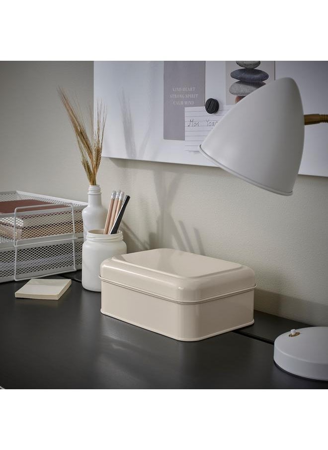 Generic Storage box with lid, light beige, 22x16x8 cm  - Image 2