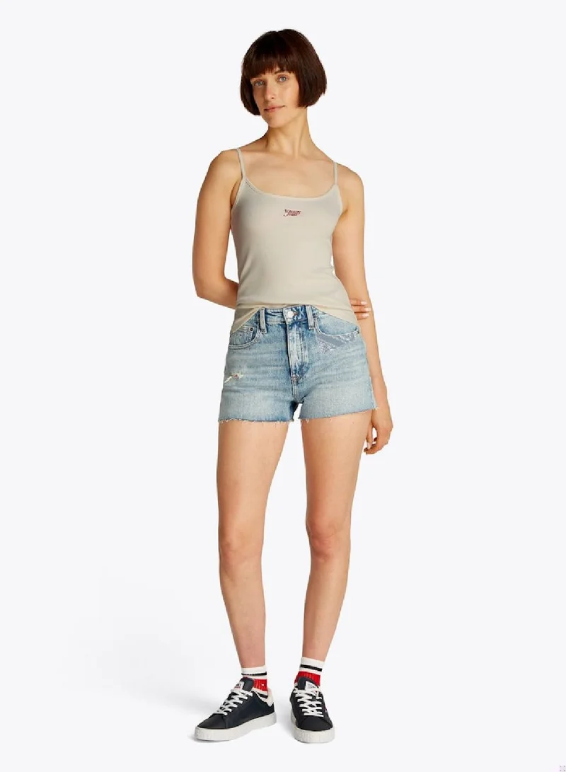 TOMMY JEANS Ribbed Slim Spaghetti Strap Top
