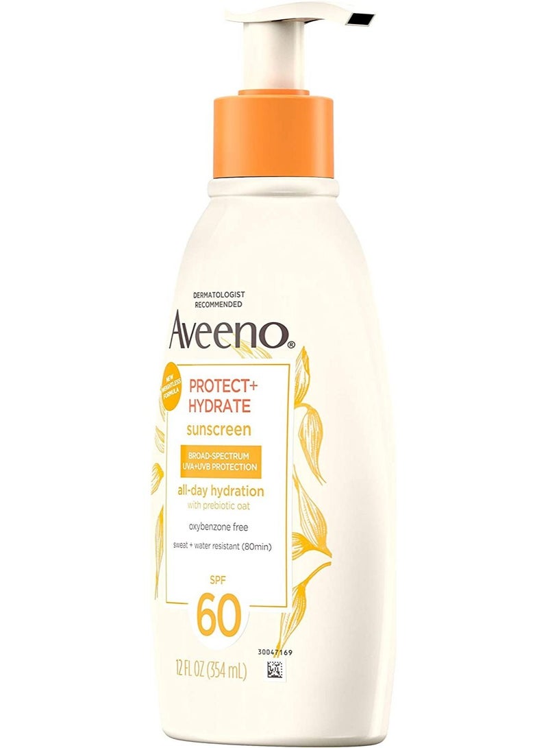 أفينو بروتكت أند هيدرات لوشن واقي من الشمس مرطب للجسم مع طيف واسع SPF 60 شوفان بريبيوتيك - Image 2