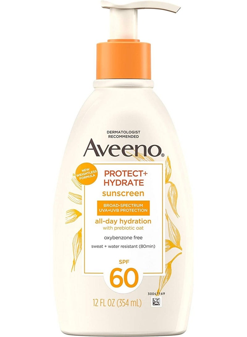 أفينو بروتكت أند هيدرات لوشن واقي من الشمس مرطب للجسم مع طيف واسع SPF 60 شوفان بريبيوتيك - Image 1